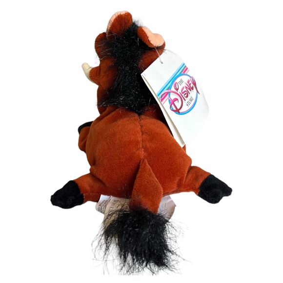 The Disney Store Mini Bean Bag Pumbaa 8" The Lion King - Picture 6 of 9
